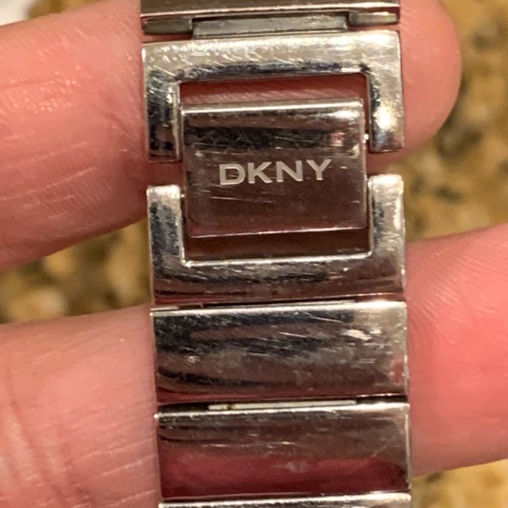 Dkny Stainless Steel Rectangular Bracelet Watch - image 7